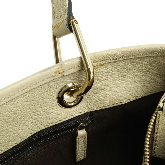 GUCCI Beige Leather Shoulder Bag - Picture 9 of 10